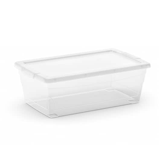 12 Packs: 5 ct. (60 total) 6.1qt. Clear Storage Cases with Snap-On Lids by Simply Tidy®